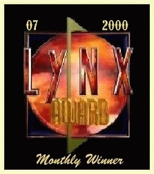 Lynx July 2000 Monthly Award