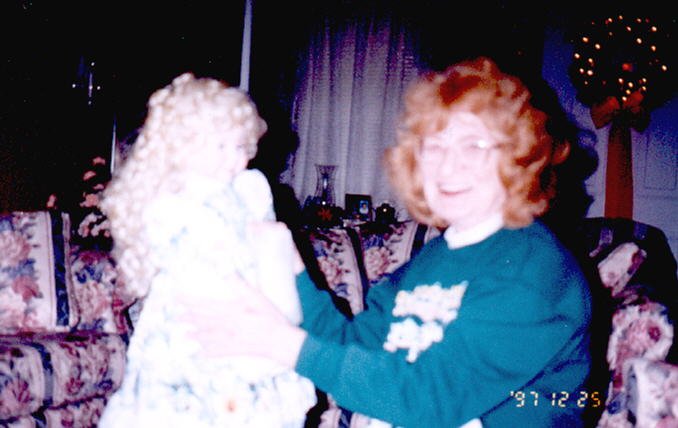 Mom with a new Doll