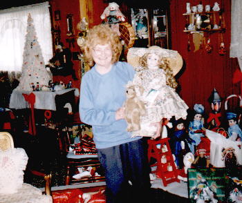 My Mom at Christmas 1996